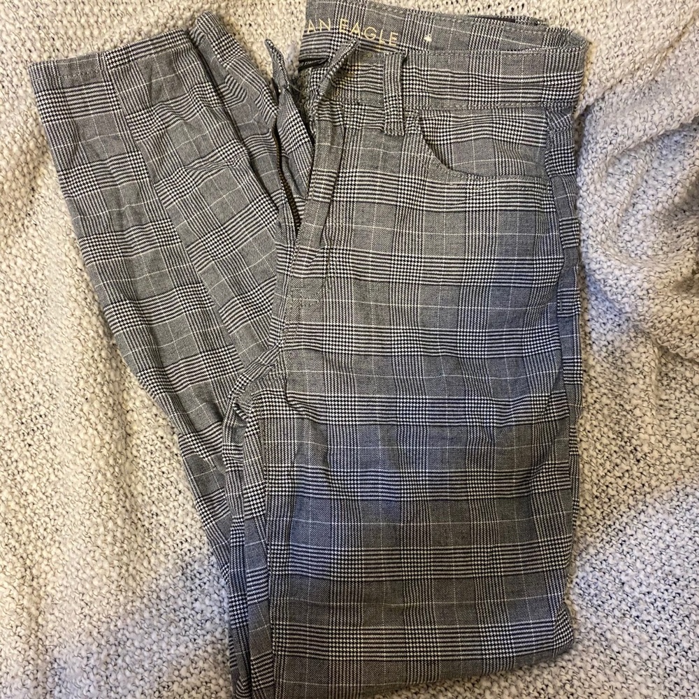 American eagle plaid pants